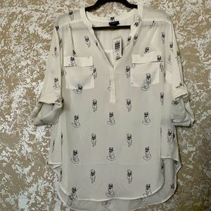 Lightweight White Harper Top from Torrid